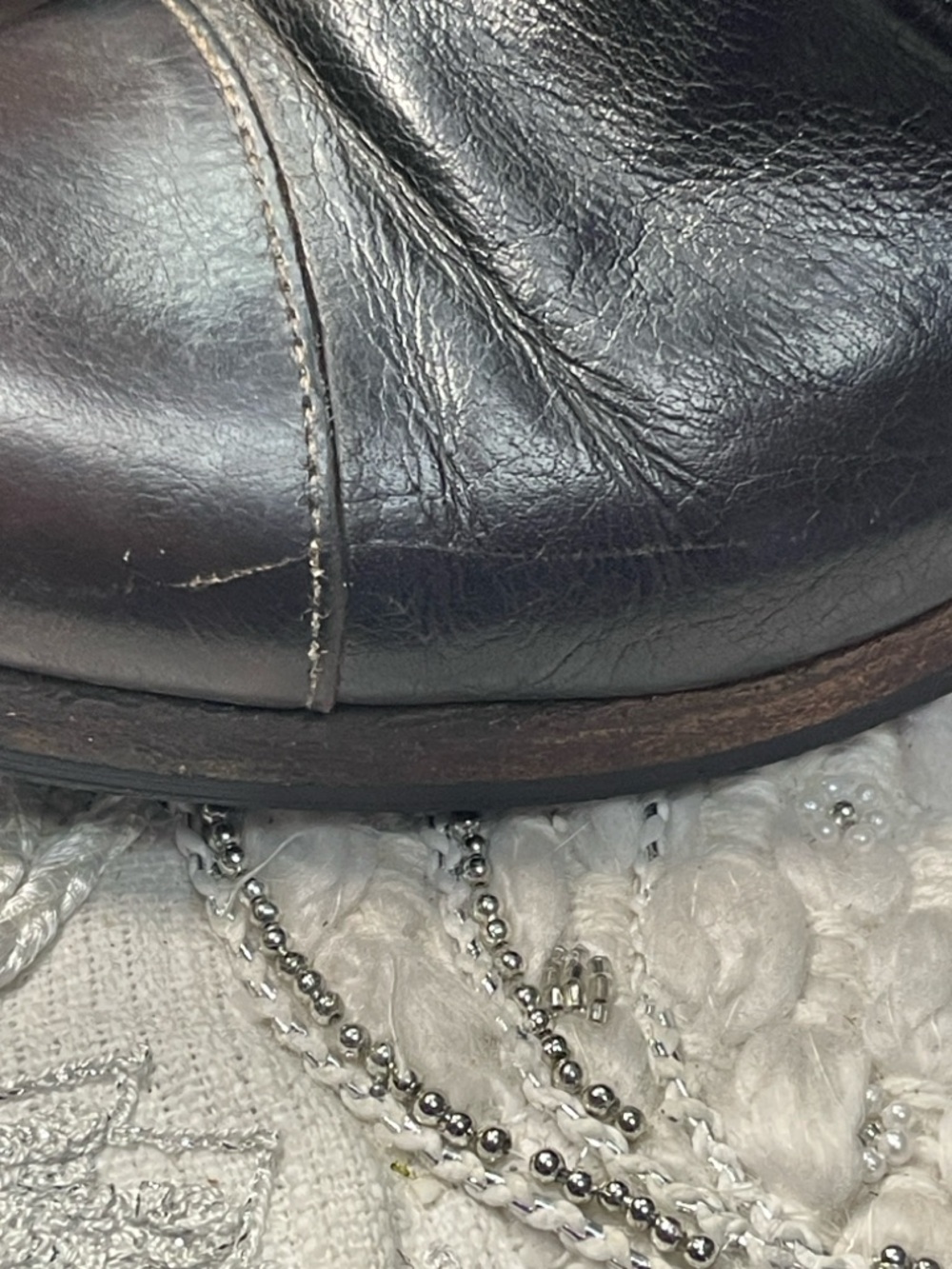 Fiorentini + Baker Dark Brown Italian Leather Ruched Ankle Boots Size [EU 36] - Picture 4 of 15